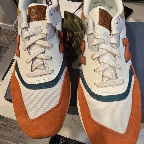 New Balance 997H CORDURA FABRIC Sea Salt Orange CM997HZD Men's Size 12 NEW SHOES - Picture 5 of 12